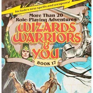 1986 Wizards Warriors & You #17 RPG Fantasy 1st Edition Conquest Barbarians E37
